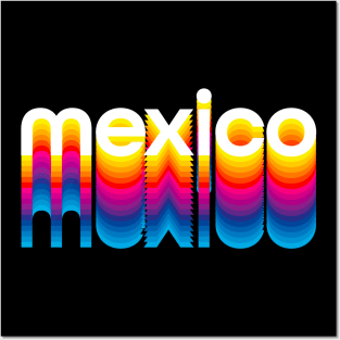 Mexico Pride - Colorful Rainbow Graphic - Proud Mexican Posters and Art